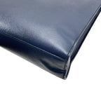 Prada Business Tote Triangle Logo Saffiano Leather Navy Capacity Easy to Use — view 3