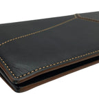 Loewe Anagram Bifold Wallet Puzzle Stitch Long Horizontal Logo Leather Black — view 4