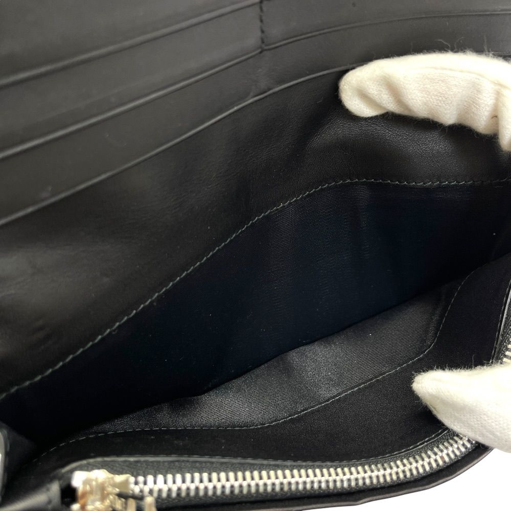 Loewe Anagram Bifold Wallet Puzzle Stitch Long Horizontal Logo Leather Black — view 6