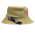 Fendi Bucket Hat Dahlia Rose Embroidery Cotton Beige Sun Protection Daily — view 4