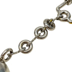 Loewe Pebble Key Holder Key Sling Bag Charm Metal Silver Simple Daily Use — view 7