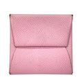 Hermes Bastia Coin Purse Leather Pink