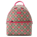 Gucci Backpack Flower Print Children's GG Supreme Leather Kids Kim Seung Young