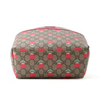 Gucci Backpack Flower Print Children's GG Supreme Leather Kids Kim Seung Young — view 3