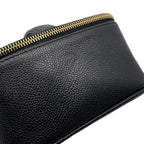 Chanel Handbag Vanity Bag CC Logo Caviar Leather Horizontal — view 8