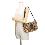 Fendi Shoulder Bag FF Leopard Calf Hair Leather — view 4