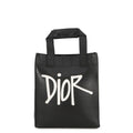 Dior Handbag and Shawn D-dior Mini Tote Leather Black Stussy Collaboration