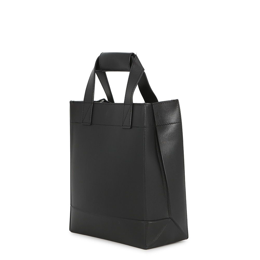 Dior Handbag and Shawn D-dior Mini Tote Leather Black Stussy Collaboration — view 2
