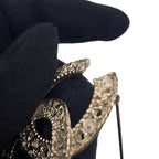 Chanel Brooch CC Logo Flower Metal — view 9