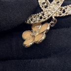 Chanel Brooch CC Logo Flower Metal — view 6