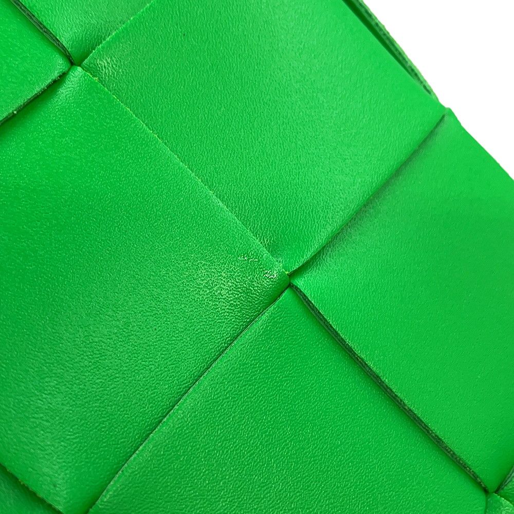 Bottega Veneta Shoulder Bag Intrecciato Cassette Phone Pouch Green — view 8