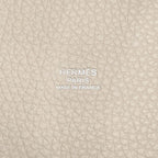 Hermes Handbag Picotin Lock PM Cles Silver Taurillon Clemence — view 8
