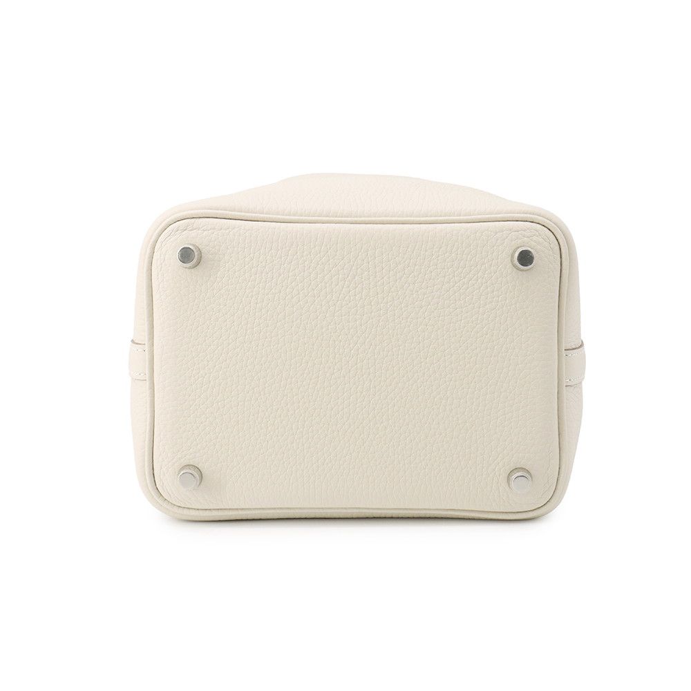 Hermes Handbag Picotin Lock PM Cles Silver Taurillon Clemence — view 3