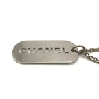 Chanel Logo Silver Plate Bag Charm Key Holder — view 3