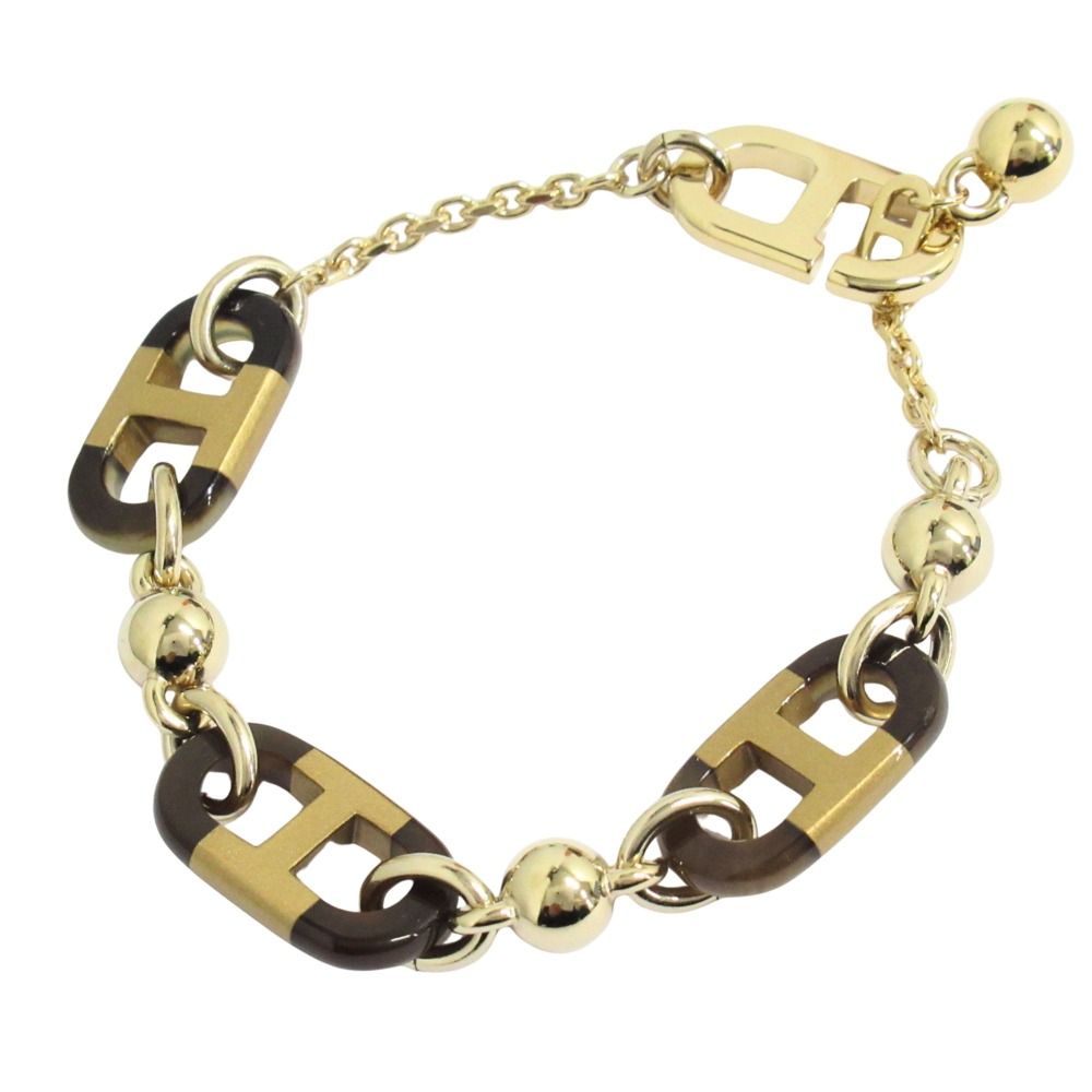 Hermes Shule le PM Bracelet Chaine D'ancre T3 Gold LadySecond