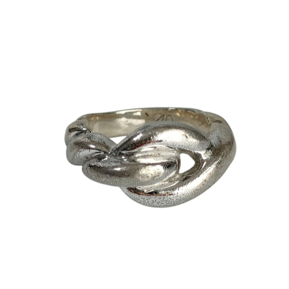 Hermes Torsade Ring 49 Silver