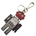 Prada Saffiano Leather Robot Key Holder Bag Charm Multicolor