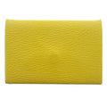 Hermes Chevre Calvi Card Case Johnunapur Yellow