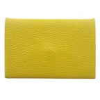 Hermes Chevre Calvi Card Case Johnunapur Yellow