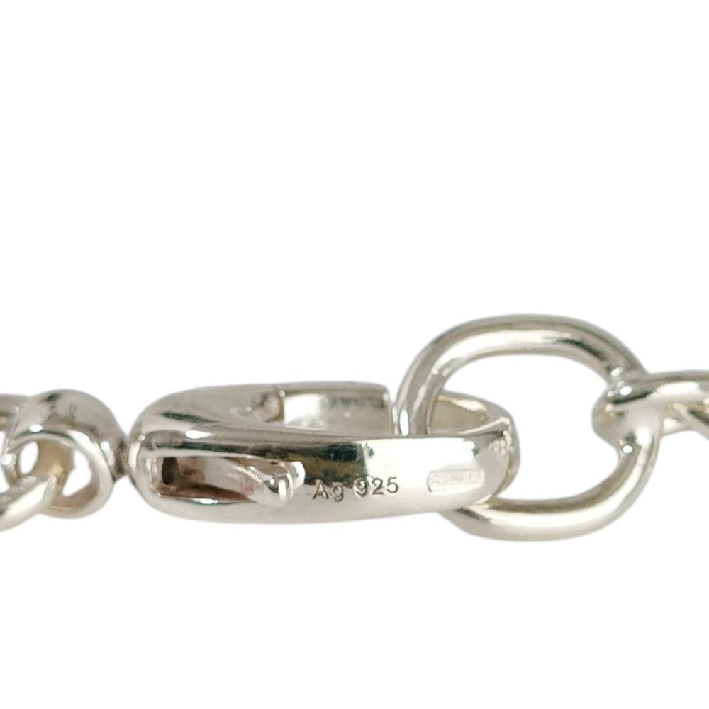 Gucci Interlocking Chain Pendant Necklace Silver — view 6