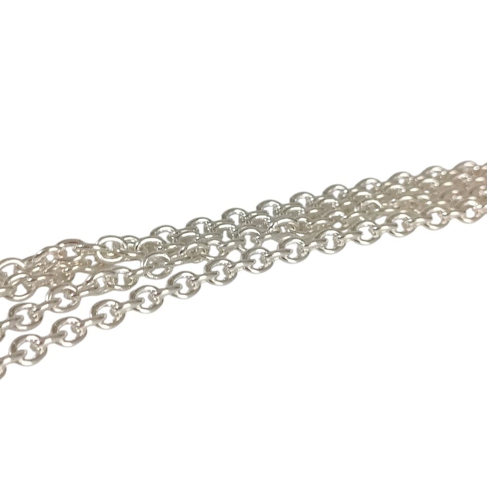 Gucci Interlocking Chain Pendant Necklace Silver — view 5