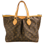 Louis Vuitton Palermo PM Monogram Shoulder Bag Tote Brown — view 2