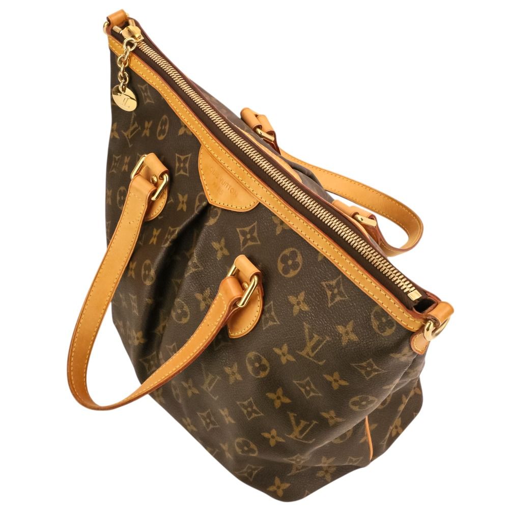 Louis Vuitton Palermo PM Monogram Shoulder Bag Tote Brown — view 6