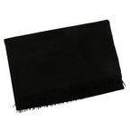 Hermes Fringe Cashmere Shawl Scarf Black — view 2