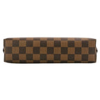 Louis Vuitton Pochette Cosmetic GM Damier Ebene Pouch Brown — view 5
