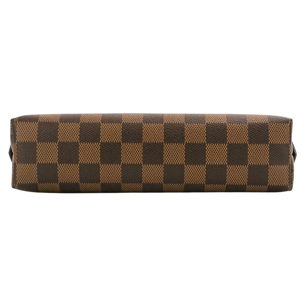 Louis Vuitton Pochette Cosmetic GM Damier Ebene Pouch Brown — view 5