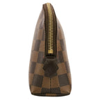 Louis Vuitton Pochette Cosmetic GM Damier Ebene Pouch Brown — view 4
