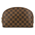 Louis Vuitton Pochette Cosmetic GM Damier Ebene Pouch Brown