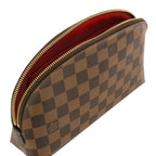Louis Vuitton Pochette Cosmetic GM Damier Ebene Pouch Brown — view 7