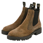 Celine Fall Margaret Suede Chelsea Boots 38 Dark Brown