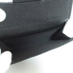 Chanel Caviar Leather Quilted Classic Small Flap Wallet Black — view 5