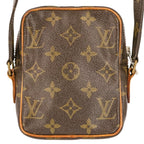 Louis Vuitton Monogram Mini Danube Shoulder Bag Brown — view 3