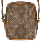 Louis Vuitton Monogram Mini Danube Shoulder Bag Brown — view 2