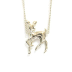 Chanel Pearl CC Logo Bambi Necklace Gold — view 9