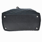 Gucci Shoulder Bag Tote Black Canvas Leather — view 6