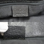 Gucci Shoulder Bag Tote Black Canvas Leather — view 9