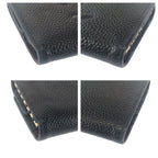 Chanel Vintage CC Logo 6 Rows Black Gold Caviar Leather Key Case Key Holder — view 4