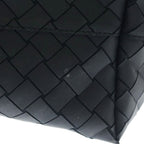 Bottega Veneta New Rubber Intrecciato Scorpito Tote Black — view 6