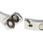 Hermes Mini Click Kelly White Silver Bracelet Bangle — view 6