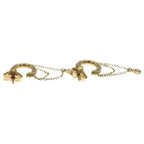 Louis Vuitton Nanogram Hoop Earrings Gold Plated — view 4