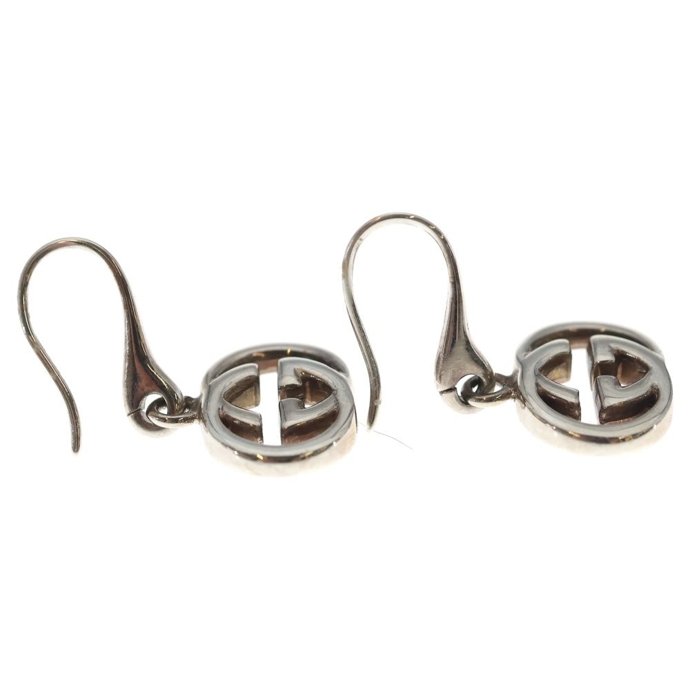 Gucci Interlocking Earrings Hook Silver — view 4