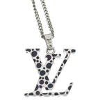 Louis Vuitton Collier LV Iconic Infinity Dot Necklace Pendant Chain Silver — view 3