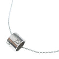 Gucci Icon Necklace Pendant Chain Silver 18k White Gold