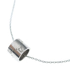 Gucci Icon Necklace Pendant Chain Silver 18k White Gold