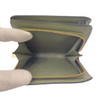 Loewe Repeat Anagram Zip Wallet Green — view 3