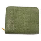 Loewe Repeat Anagram Zip Wallet Green — view 2